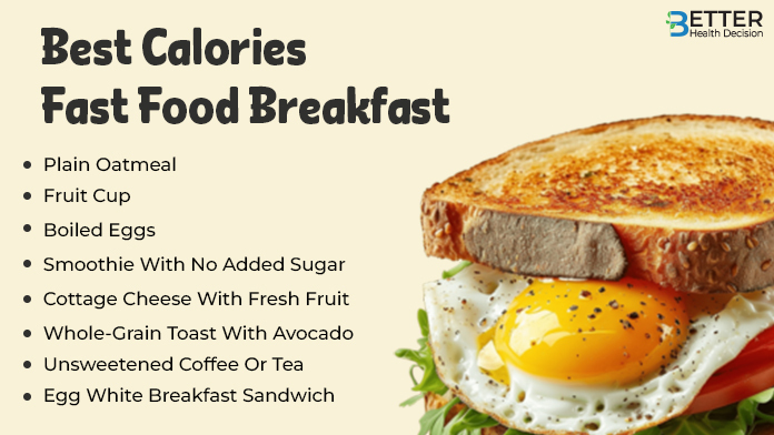 Fast Food Breakfast Calories